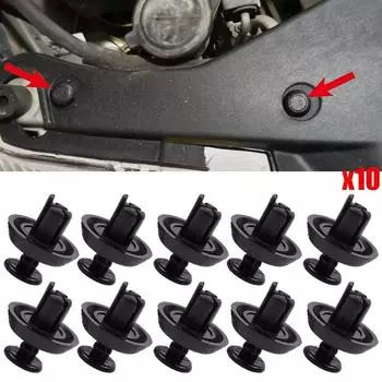 10x заклепок для автомобильной панели, бампера, брызговиков, фиксированных зажимов для Toyota Chr Corolla Avensis T25 Camry Lexus RX 9046707211