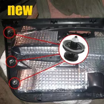 10x зажимов для внутренней отделки дверной карты автомобиля 6Q0868243 для VW Touran Tiguan Golf Passat Polo Jetta Caddy