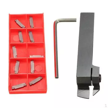 10xMGMN200 твердосплавные вставки и токарный станок MGEHR1616-2 для отрезки токарного держателя