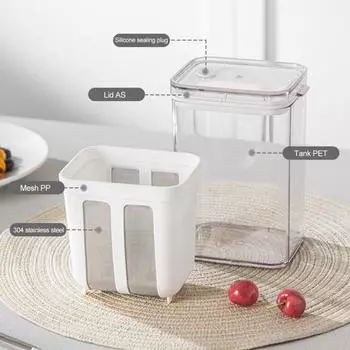 1100 мл ситечко для йогурта, большая емкость, ультратонкая сетка, прозрачный видимый многофункциональный фильтр для чая, молока, сока, домашний сепаратор сыворотки, кухонный фильтр чистый