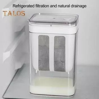 1100 мл ситечко для йогурта, большая емкость, ультратонкая сетка, прозрачный видимый многофункциональный фильтр для чая, молока, сока, домашний сепаратор сыворотки, кухонный фильтр чистый