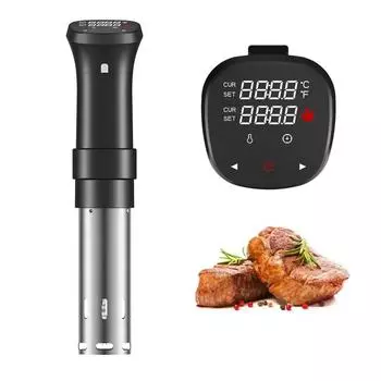 1100 Вт машина Sous Vide Прецизионная плита Ультра-тихие погружные циркуляторы ЖК-дисплей с сенсорным экраном Кухонные гаджеты Плита Sous Vide UK чёрный