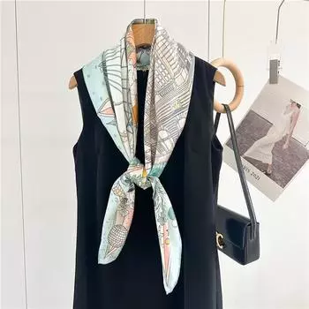 110*110 см двухсторонний шелковый шарф женский щедрый шарф шелковый шарф шаль 110*110cm
