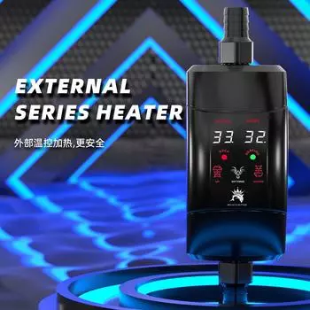 110-220 В цифровой дисплей для аквариума с постоянной температурой, внешний нагревательный стержень для аквариума, последовательный нагреватель, внешний фильтр для аквариума, нагреватель 220V EU plug