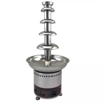 110/220 В из нержавеющей стали коммерческий электрический 5-слойный шоколадный фонтан машина для семейного офиса вечеринки 110V