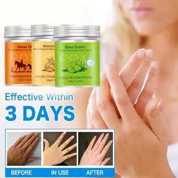 110 г лошадиное масло, мазь для рук, крем для ног, против растрескивания, увлажняющий, отбеливающий, потрескавшийся Crea V7M9 horse oil,-110