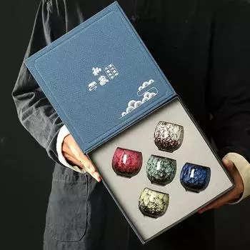 110 мл-175 мл чашка Kiln Changjian креативный домашний керамический чайный сервиз Master Cup китайский чайный сервиз кунг-фу бизнес-подарки офис дом