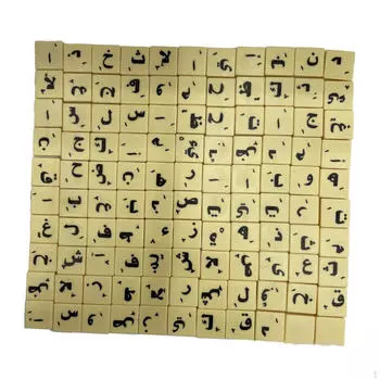 110 шт. арабских букв плитки семейная игра развивающие игрушки создание букв алфавита для начинающих