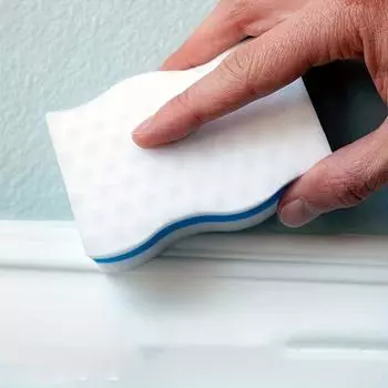 110 штук белой волшебной губки для стен, ванной, кухни, пола, стен, окон, волшебный ластик, чистящие средства