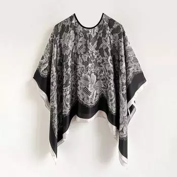 110 см квадратные шали летние пляжные сексуальные женские модные принты шелковые халаты блузка солнцезащитный крем удобное пончо новый