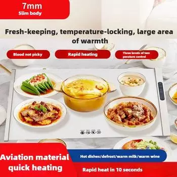 110 В 220 В складной многофункциональный электрический подогреватель напитков, подогревающая доска, коврик для домашнего обеденного стола, подогрева блюд в отеле