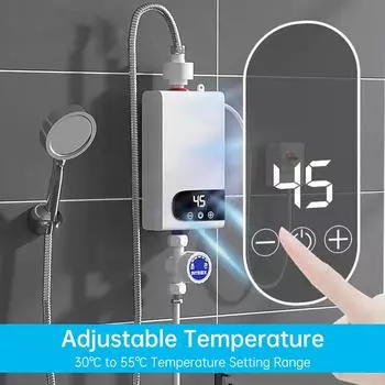 110 В США, быстрый, мгновенный, маленький, кухонный, термостатический, бытовой, электрический водонагреватель Treasure US Plug