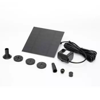 110x110 мм квадратная солнечная батарея для птичьей ванны с вертикальным потоком, водяной насос, фонтан