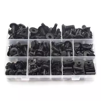 110X Fastener Clips Fender Bumper Leaf board Trunk Fastener Grommet Clip Fasten