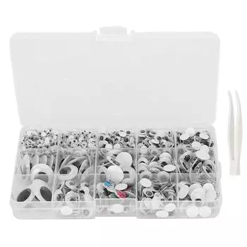 1120 шт. кукольные глаза, пластиковые ремесленные задние клеевые наклейки, сделай сам, детские плюшевые игрушки для животных, аксессуары