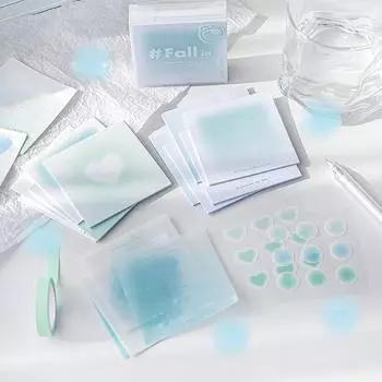 112 листов/коробка, градиентная бумага, блокнот для заметок, DIY журнал, украшение для скрапбукинга, милая бумага для заметок, канцелярские принадлежности