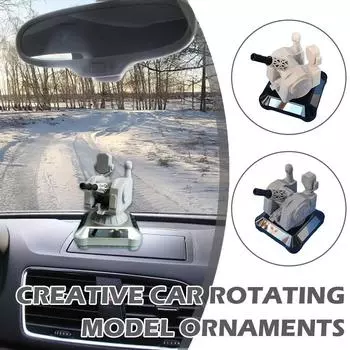 1130 Near Anti-gun Car Solar Intelligent Rotat Military Model Auto Center Console Interior Decoration Accessories Holiday Gifts чёрный