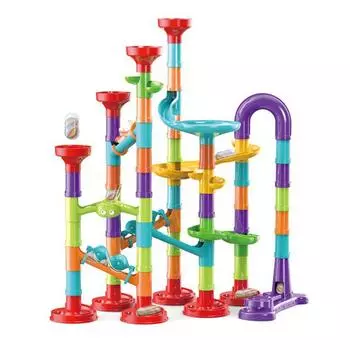 113 деталей 3D Marble Run Set Construction Building Blocks STEM Learning Games Early Education for 113 Pieces разноцветный