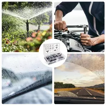 113 шт./компл. Ассортимент соединителей для шлангов T-образный соединительный комплект для шлангов Комплект для полива Комплект соединителей для шлангов