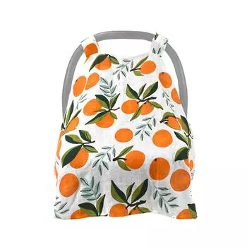 114*90 см/44,9*35,4 дюйма чехол для детского автокресла дышащий муслиновый навес для автокресла чехол для кормления для Pink Flower