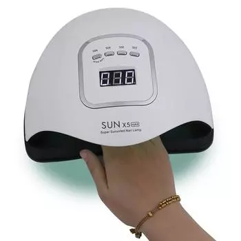 114 Вт X5 MAX УФ-светодиодная лампа для сушки ногтей, 57 шт., лампа для сушки бусин, лампа для лака, таймер солнечного света 10/30/60 S, сушилка для ногтей, инструменты для ногтей