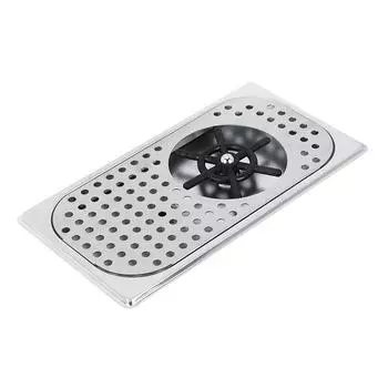 114mm Diameter 201 Stainless Steel Milk Tea Cup Washer Cleaner Glass Rinser G1/2in белый