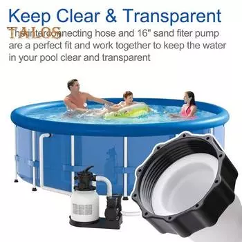 11535 Шланг насоса для бассейна 16 дюймов Шланг для плавательного бассейна Соединительный шланг Запасная часть для насосов песчаного фильтра для бассейна Системы соленой воды белый