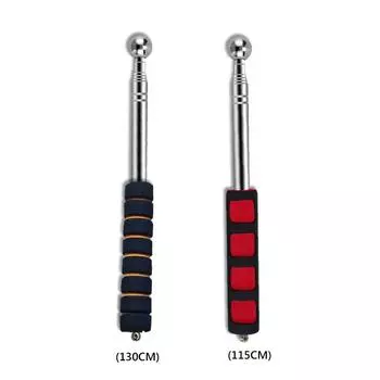 115/130 см из нержавеющей стали пустой барабанный молоток звук обнаружения молоток ударопрочный пустой барабанный молоток для украшения дома инспекция