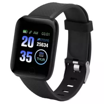 116 Plus Smart Watch 1,3-дюймовый цветной TFT-экран IP67 водонепроницаемые спортивные Smart Watch с Bluetooth светло-синий