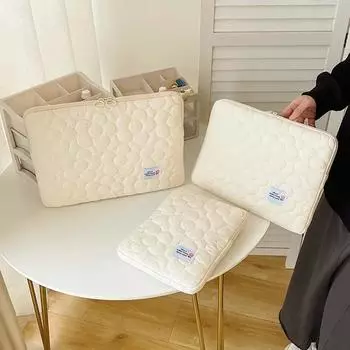 11 13 15,6-дюймовый мягкий чехол для ноутбука MacBook Air Pro Xiaomi HP Dell Notebook Storage Bag для iPad Xiaomi Pad 5 6 Tablet Pouch 11 inch белый