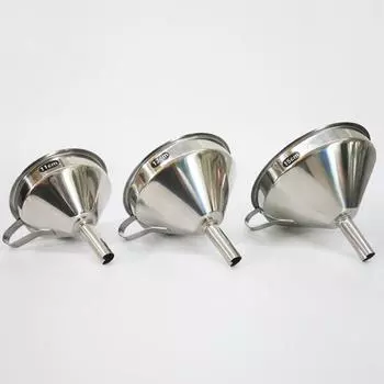 11/13/15 см воронка из нержавеющей стали для заливки масла, стальной конус, кухонный бункер для жидкости, домашний инструмент L