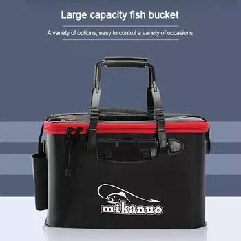 11/19/23/28/35L EVA Fishing Bag Collapsible Fishing Bucket Live Fish Box Camping Water Container Pan Basin Tackle Storage Bag