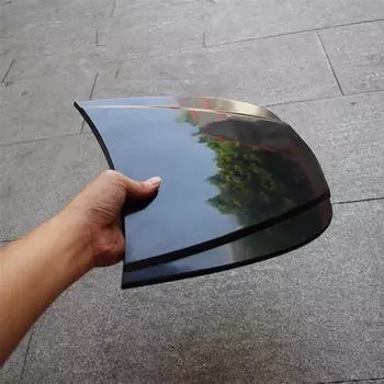 11.2 Мини Капот Автомобиля ЧЕРНЫЙ АБС Твердый Пластик Виниловая Оклейка Краска Демонстрационная Модель