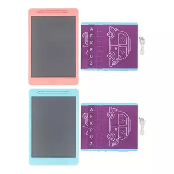 11,5-дюймовый ЖК-планшет для письма для мальчиков и девочек, прозрачный, USB-перезаряжаемый, цветной, стираемый, электронный Pink