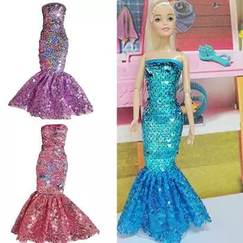 11,5 кукольные элегантные платья модная юбка принцессы одежда 30 см кукла/1/6 куклы BJD