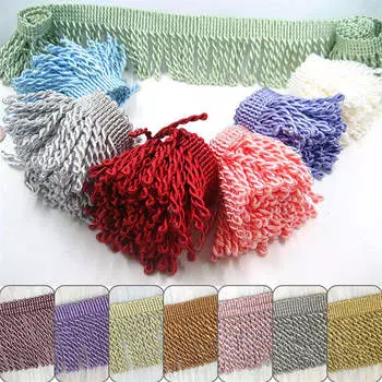 11,5 метров, большая 8 см бахрома, кисточка, отделка обивки, штор, ламп, сумка, костюмная отделка 11.5M