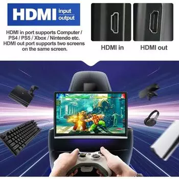 11,6/12,4/13,3-дюймовый Android11 2+32G автомобильный подголовник монитор развлечения HD сенсорный экран Bluetooth/Wifi/USB/SD/HDMI/Mirror Link