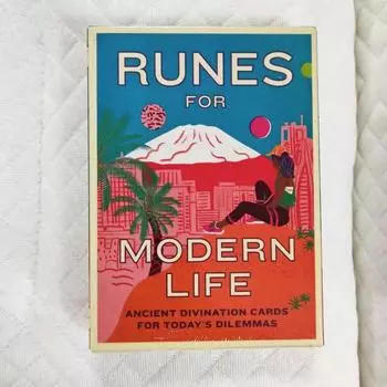 11*6,5 см Руны для современной жизни: Древние гадальные карты для решения сегодняшних дилемм — 24 карты с красочной современной иллюстрацией