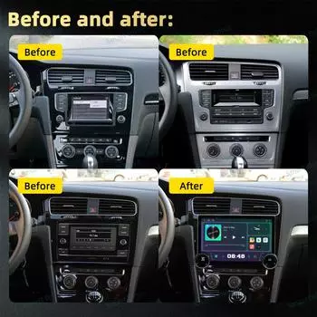 11,8 автомобильное радио для VW Volkswagen Golf 7 2014-2018 2 Din Android стерео Автомагнитола Мультимедийный плеер Навигация Головное устройство Carplay