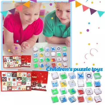 11,8 дюймов Красная Новая Трансграничная Рождественская Коробка Креативный Набор Рождественский Адвент Календарь Обратного Отсчета One Size красный