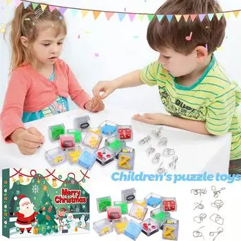 11,8 дюймов Зеленый Новый Трансграничный Рождественский Коробочный Креативный Набор Рождественский Адвент Календарь Обратного Отсчета зелёный