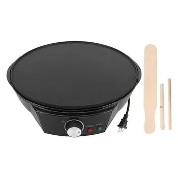11,8-дюймовая электрическая машина для приготовления блинов мощностью 900 Вт с регулируемой температурой для блинов Pa