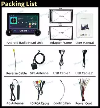11,8-дюймовый экран 2 Din 10 ядер Android Car Radio Navigation Multimedia Carplay GPS WiFi Head Unit Autoradio Car Stereo с вентилятором