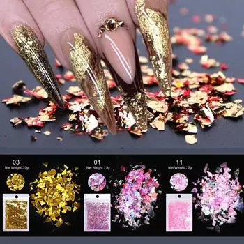 11 цветов блестящие разноцветные блестки 3D хлопья ломтики блестки для ногтей зеркало блестящие ультратонкие лазерные голографические 1
