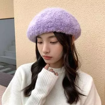 11 цветов, однотонный шерстяной берет для женщин, осенне-зимний планировщик, милая и милая шляпа Senior Sense, повседневная и универсальная кепка художника