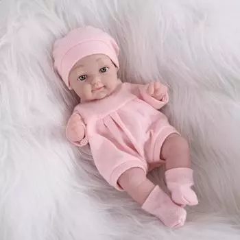 11-дюймовая кукла-реборн, новорожденная кукла, виниловая кукла, детские мягкие пластиковые игрушки синий
