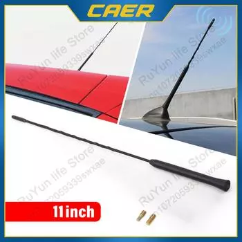 11-дюймовая универсальная автомобильная мачта на крышу, противошумная стереоантенна, штыревая антенна для радио AM/FM, усиленная сменная антенна, аксессуары для грузовиков