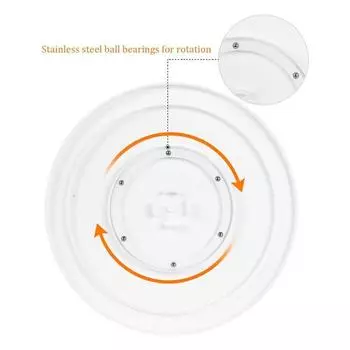 11-дюймовый вращающийся поворотный стол для торта с лопатками и глазурью, набор инструментов для украшения тортов, принадлежности для выпечки белый
