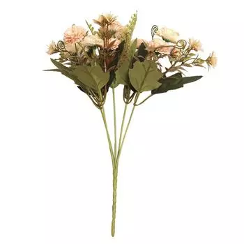 11 головок искусственных цветов гвоздики букет гвоздики домашний свадебный декор белый