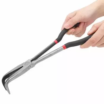 11 inch super long radio 90 degree bent nose grip the object deeply and work in tight spaces pliers, pliers,